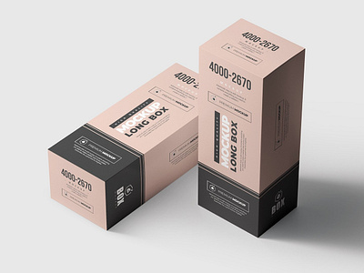 Download Long Box Mock Up By Graphicboat On Dribbble