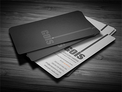 Gois Corporate Business Card business card canvas color colour corporate creative design designer development elegant gois grey insight jean card marketing pattern print ready professional simple stylish white