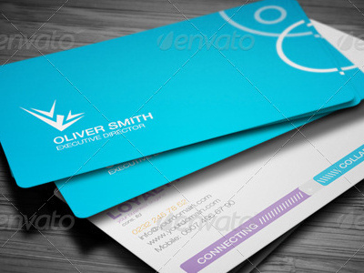 Blue Corporate Business Card