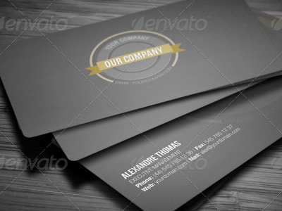 Rounded Clean Business Card black business card canvas card corporate creative helvetica neue pattern premium font professional rounded corner