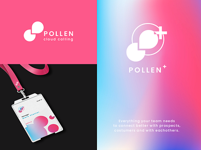 Pollen cloud calling adobe illustrator branding graphic design illustration logo