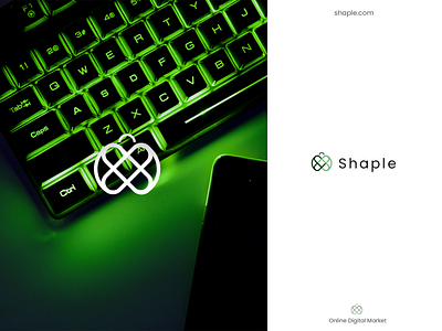 Shaple branding graphic design illustration logo vector