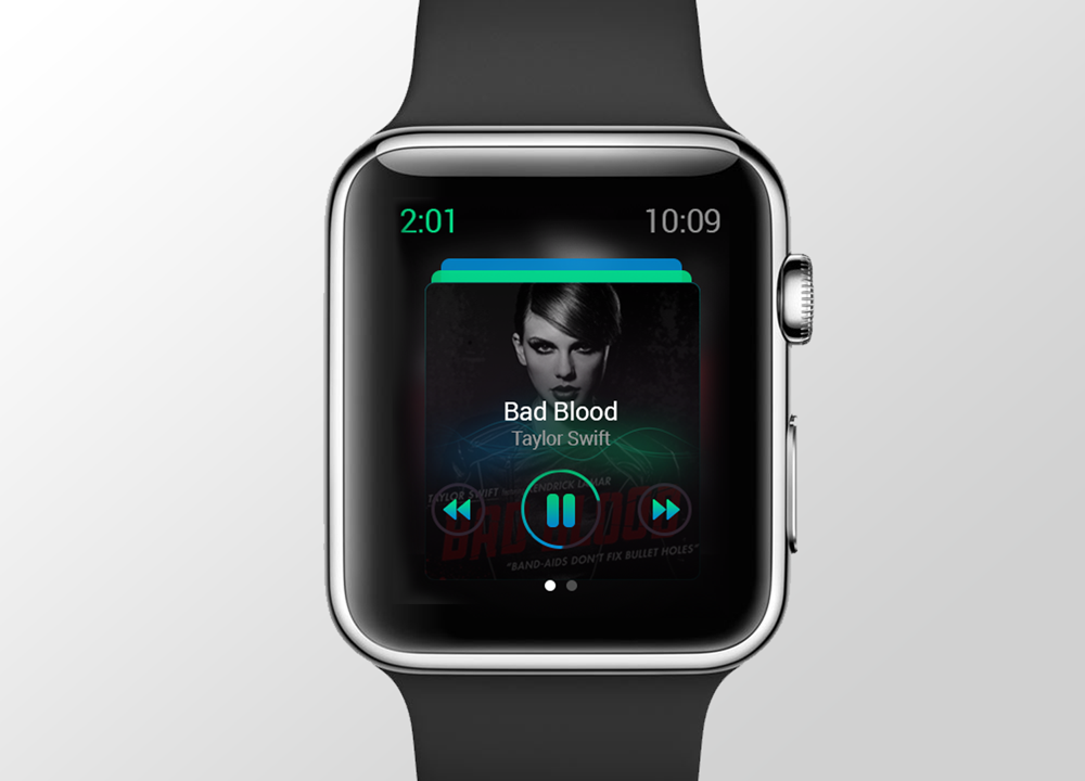 Music Player Apple Watch UI by WORAWALUNS on Dribbble
