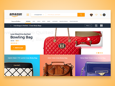 Amazon Redesign UI amazon clean concept design ecommerce interface minimal redesign ui ux web webdesign
