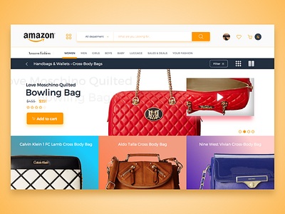 Amazon Redesign UI