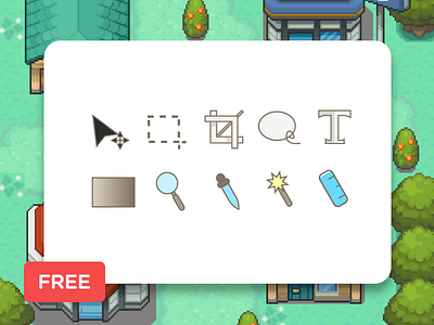 [Freebie] Paint tool icon set 02 cute daily download free freebie icon paint sketch stoke tool