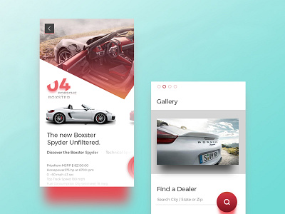 Super car UI App