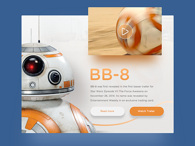 BB-8 Star Wars Movie UI