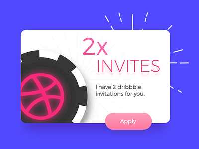 2x Dribbble Invites basketball dailyui design dribbble invitations invite invites minimal ui ux