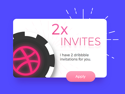 2x Dribbble Invites