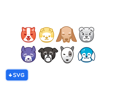 [Freebies] Dogs Icon animals dog dogs free freebie icon illustration love sketch stoke svg vector