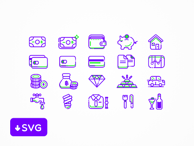 [Freebies] Finance Icons Set file finance free freebie icon interface set sketch svg user vector
