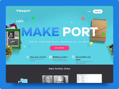 Landing Page | View Port