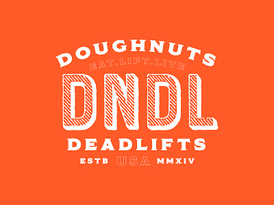 Doughnuts & Deadlifts // Apparel Designs