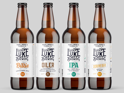 Lucky Luke Brewing Co. // Packaging (2017)