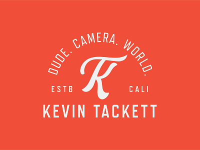 Kevin Tackett Photography // Branding brand identity branding logo monogram photographer photography