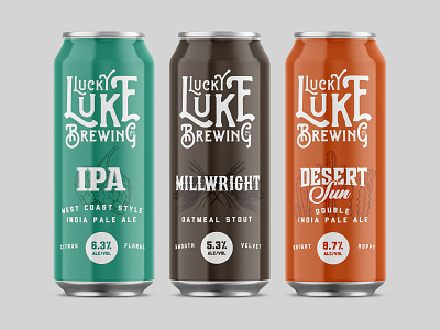 Lucky Luke Brewing Co. // Packaging 2019 (Core)