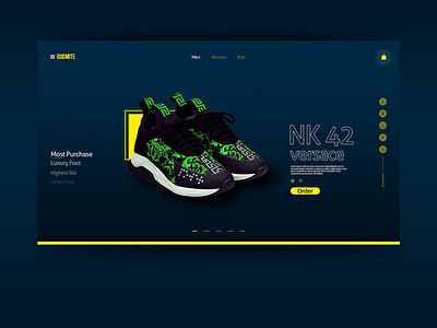 Doomite Foot Wears Landing Page