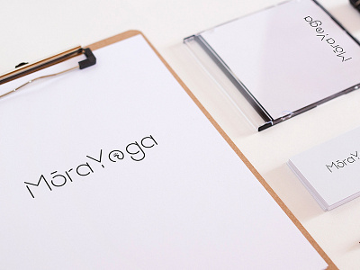 Mora Yoga Logo identity logo yoga