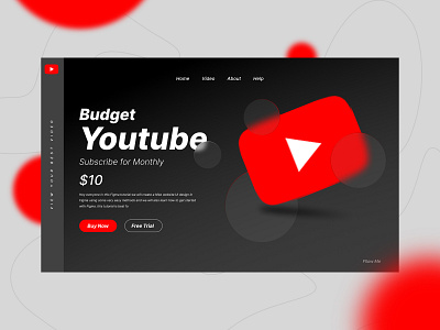 Youtube Subscription Landing Page