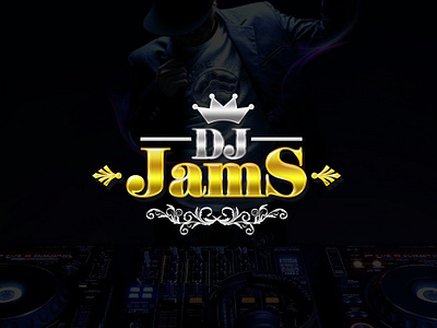 DJ Jams creative creative design design icon identity illustration logo logo design typography
