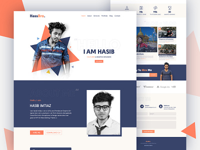 Personal Portfolio Site Design Temples