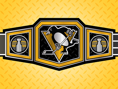 Pittsburgh Penguins Championship Belt belt hockey nhl penguins pittsburgh pittsburgh penguins stanley cup steel wrestling wwe