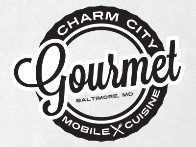 Charm City Gourmet 1 - WIP baltimore food logo truck