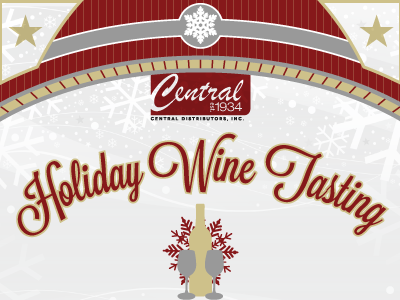 Holiday Wine Tasting Invitation holiday invite snow wine