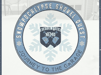 Snowpocalypse Shovel Quest garage nemo noreaster shovel snow snowflake