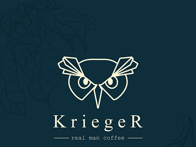 Krieger coffe logo branding graphic design logo