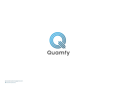 Quamfy Logo letter logo logo logo design minimal logo modern logo q logo