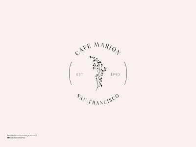 Cafe Logo cafe logo feminine logo logo logo design modern logo simple logo