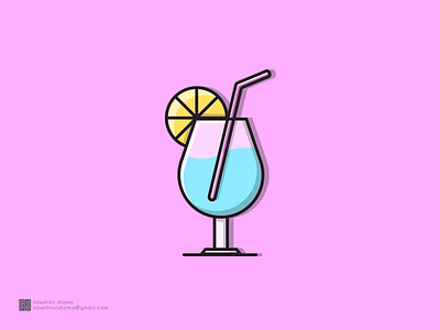 DRINKS drinks flat illustration illustration modern