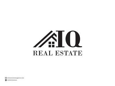 IQ REAL ESTATE company estate logo logo logo design modern logo real estate