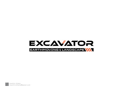 EXCAVATOR company logo logo design modern logo moving logo