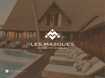 BOUTIQUE HOTEL boutique fancy logo design luxury modern logo resort swiss
