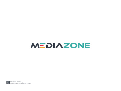 MEDIAZONE company logo logo design media medialogo modern logo