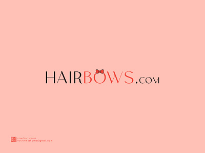 HAIRBOWS LOGO hairbows logo logo logo design modern logo