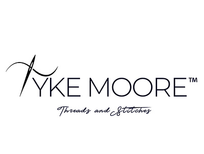 Logo for a Fashion Design Brand 'Iyke Moore' branding design graphic design logo
