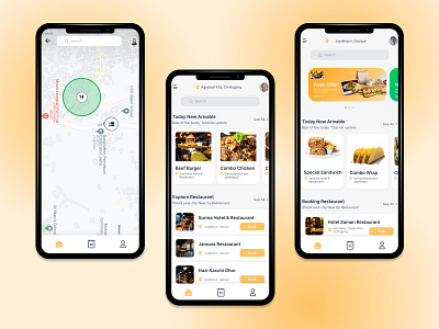 Fast Food App app app design app screen branding burger burger logo fast food figma figma design food food app design hamburger hamburgueria logo hamburgueria logo restaurant restaurant social media ui uiux