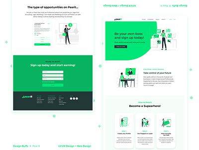 Pear It - UI/UX Design & Web Design agency website ui ux web