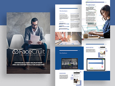 FaceCruit - PDF Design investor pitch pdf design