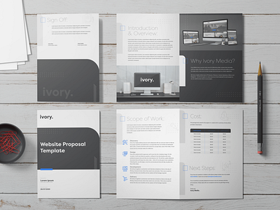 Ivory Media - Proposal Template Design pdf design proposal design proposal template