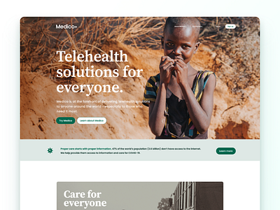 Telehealth Service - Website Design branding ui website design