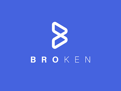 Broken - Logo Design by Zohaib Khokhar on Dribbble