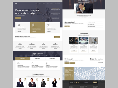Legal Services Website design app branding design icon illustration legal services logo typography ui ux vector website design