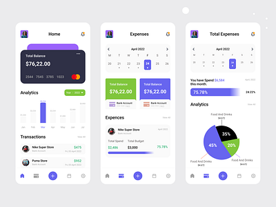 Expense Tracker UI Design