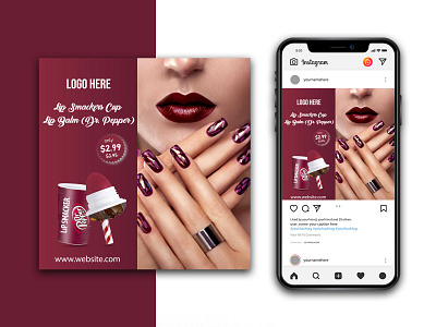 Lipstick Instagram Banner