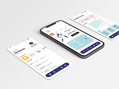 Fitness application android apk app application bodytrainer fitness fitnessapplication graphic design gym helthy ios iphone mockup trainer ui uidesign